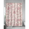 thumbnail image 5 of Fsddascl Abstract Spring Floral Shower Curtain Set - 72" x 78" Washable Bathtub Curtain with 12 Hooks, Farmhouse Summer Botanical Waterproof Fabric Stall Shower Curtains for Bathroom/Bathtub Décor, 5 of 6