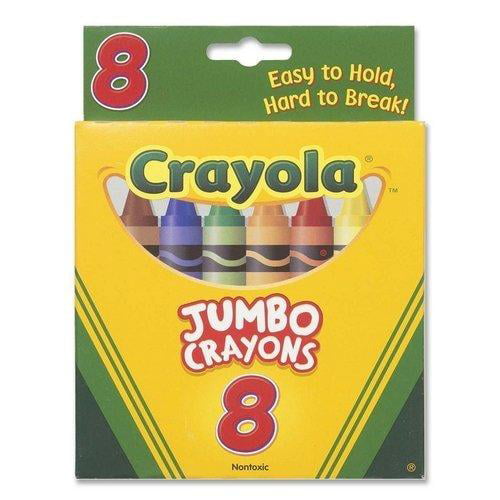 Jumbo Size Crayons 8 Count 