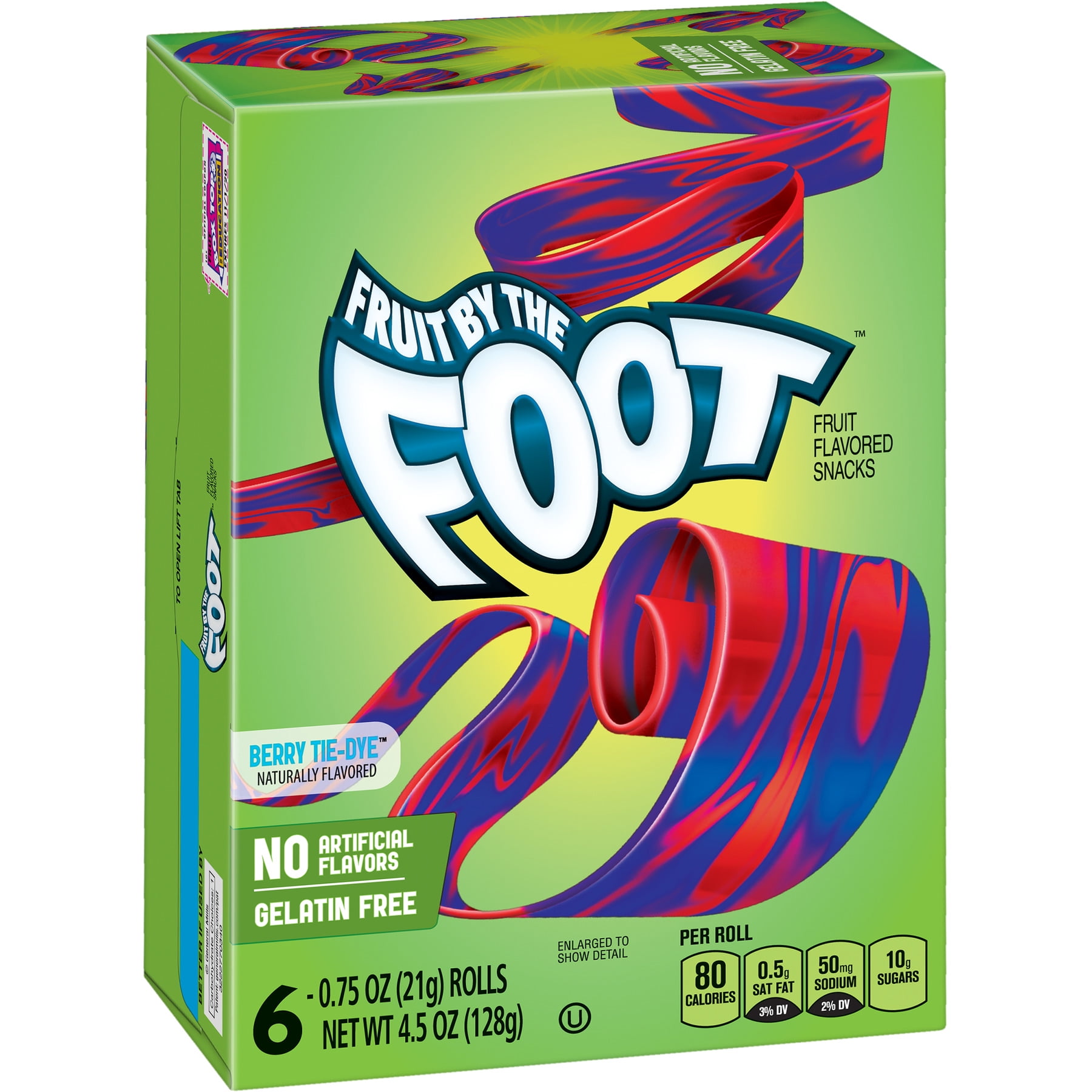 Fruit by the Foot Fruit Snacks, Berry TieDye, 4.5 oz