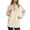 Beige, variant on Tops for Women Women's Solid Sweatshirt Women’s Fall/Winter Half Zip Hoodie – High Neck Pullover Sweatshirt With Zipper