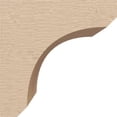 thumbnail image 3 of 4"W x 4"D x 4"H Wide Legacy Rough Cedar Woodgrain TimberThane Corbel, Primed Tan, 3 of 6