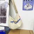 thumbnail image 1 of Bolso de lona lavada para mujer, moderno, de gran capacidad, tipo bandolera, para herramientas, bolso de hombro artístico para hombre, 1 of 6