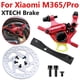 thumbnail image 2 of Pinzas de freno de disco hidráulico de tracción de línea HB100 para rueda trasera de scooter eléctrico Xiaomi M365/Pro 1S, freno de aleación de aluminio, juego rojo y negro, 2 of 5