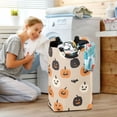 thumbnail image 5 of Yayeee Freestanding Laundry Hamper with Handle Collapsible Large Storage Basket for Clothes, Beige Halloween Pumpkin, 5 of 7