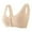 Beige, variant on Womens Front Closure Bra Wireless Bras for Women Breathable Seamless Bra Comfortable Daily Supportive Underwear for Everyday Wear