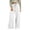 White #259, variant on Women's Wide Leg Pants High Waisted Drawstring Elastic Waist Casual Loose Palazzo Solid Color Trousers with Pockets