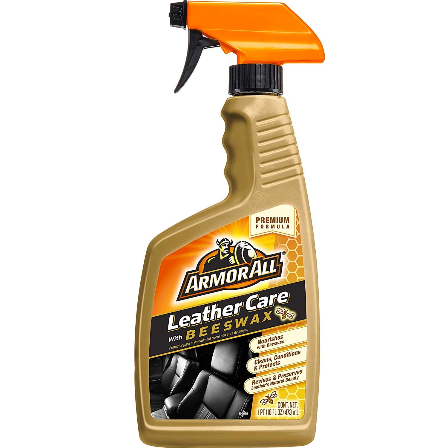 Armor All Leather Care with Beeswax, 16 fl. Oz. Trigger