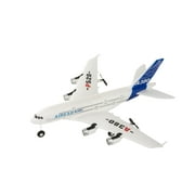 New A380 Airplane 2.4G 2Ch Fixed Wing Outdoor P520-A380 RC Plane Toys Two Batteries (Blue)