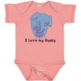 thumbnail image 3 of Inktastic I Love My Daddy Elephant Blue Purple Boys or Girls Baby Bodysuit, 3 of 5