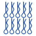 thumbnail image 2 of RC Car Shell Clips, High-quality Metal Lightweight Clips Length 25mm RC Shell Clips 10 Pcs  For 1/5 1/6 1/8 1/10 RC Car For RC Car For Children For Outdoor Blue, 2 of 8