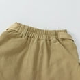 thumbnail image 5 of GYRATEDREAM Girls Cargo Skirt Cotton Elastic High Waist Short Mini Skirt with Pockets, 8-9 Years, 5 of 8