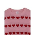 thumbnail image 3 of Way to Celebrate Girls Valentine's Day Sweater, Sizes 4-18, 3 of 5