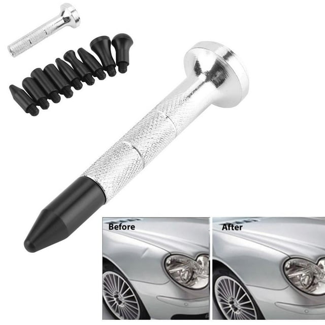 Herwey Knock Down Tools Tap Down Pen with Rubber Heads Paintless Dent Repair Hand Tool Set,Paintless Dent Repair, Tap Down Pen