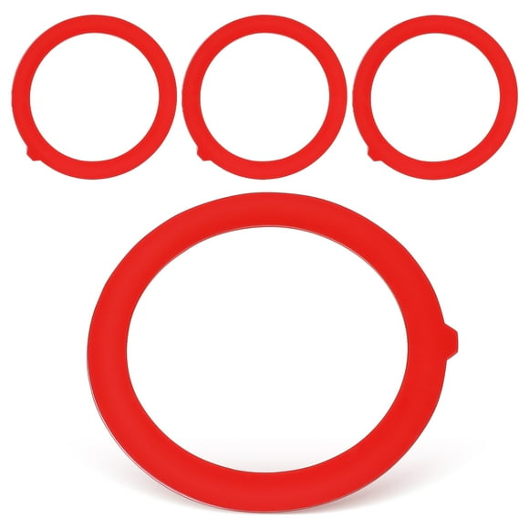 4 Pcs Toilet Tank Gaskets Seal Gasket Replacement Toilet Gasket Kit Silicone Flush Valve Gaskets Toilet Replacement Kit Inside Tank