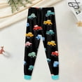 thumbnail image 6 of Faraee Boys Pajamas Set Kids Truck Car Print Toddler Pjs Set Toddler Long Sleeve Tops Shirt and Pants 2 Piece Sleepwear Size 1-10 Years, 6 of 9