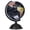 Black, variant on 8 Inch World Globe with Stand Rotating Earth Spinning Globe for Geography Classroom Education or Decorations (Blue)