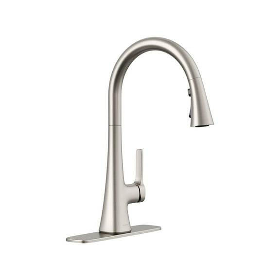 Kohler Guild Pull-down Kitchen Sink Faucet with Three-function Sprayhead Stainless Steel