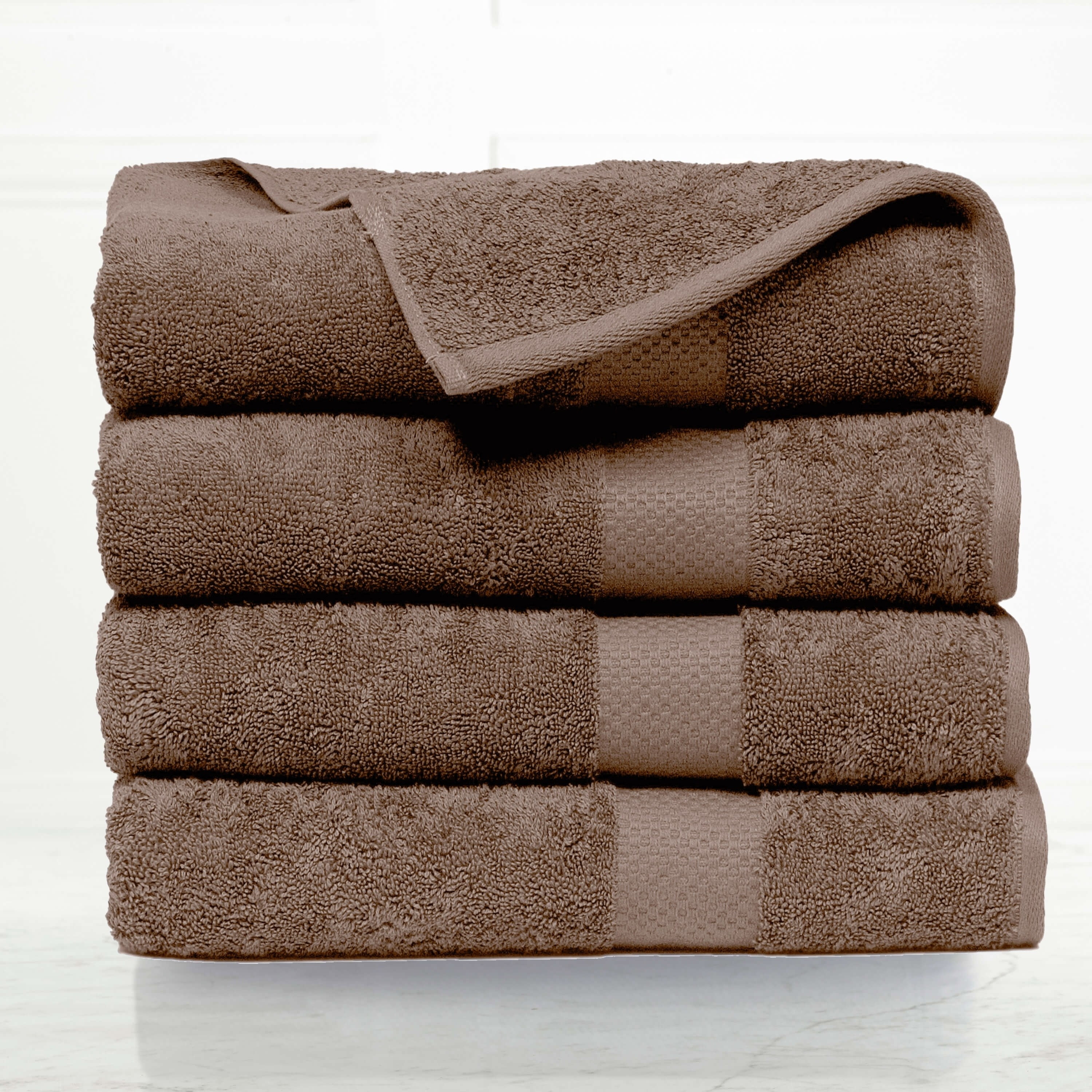 Elegance SPA Luxurious 600 GSM Cotton 4piece Bath Towel