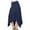 Dark Blue, variant on Aofany Fashion Casual Women Shirts Comfortable Pure Color Irregular Ankle Skirt High Waist Flowy Skirts