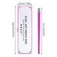 thumbnail image 3 of Nail Stamp Pen Set 6 Piece DIY Art Tool Kit With Multiple Unique Design Patterns For Manicure Decoration 6PCS, 3 of 8