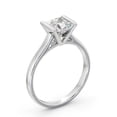 thumbnail image 2 of Ethan Jewel 14K Gold Plated Ring - 1.9 Ct Princess Moissanite Engagement Ring for Her - Bezel set One Stone Moissanite ring for Women's - Engagement Wedding Moissanite Jewellery for Women's, 2 of 4