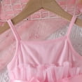 thumbnail image 5 of WOYY Girls Sleeveless Strap Tiered Tulle Dress Summer Party Princess Dress, Sizes 6M-3T, 5 of 7
