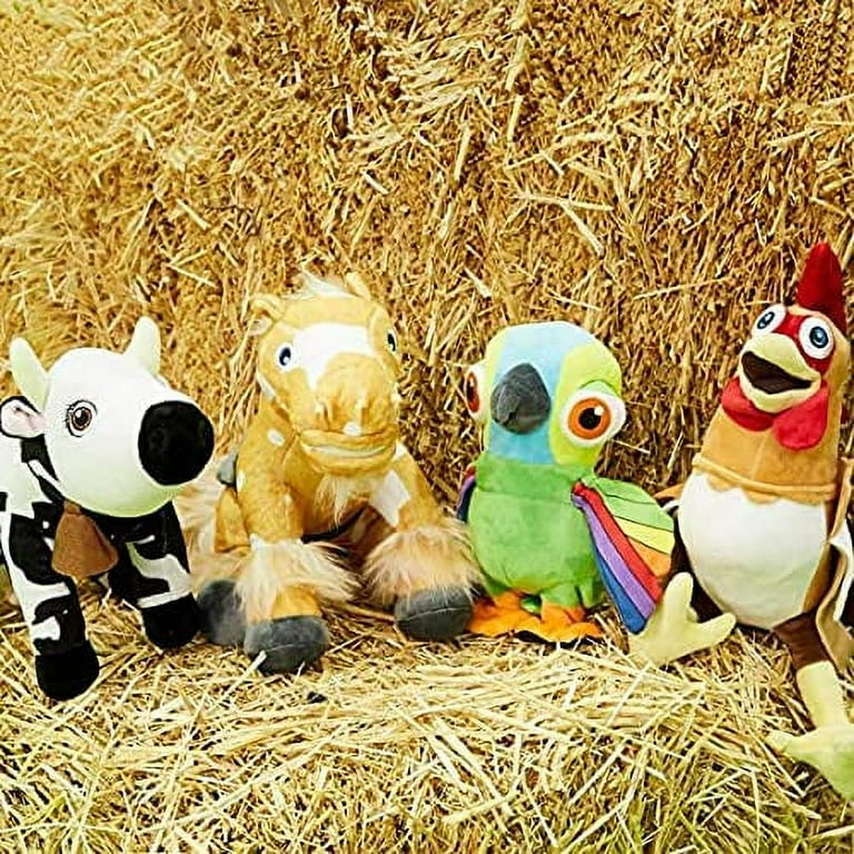 Ositos y Cía.. Marioneta Musical de la Granja de Zenón El Gallo Bartolito  25cm