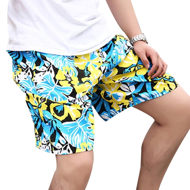 Pantalones de playa para hombre, de secado rápido, sueltos, finos, de cinco puntos, para hombre, deportivos, informales, de secado rápido, para playa