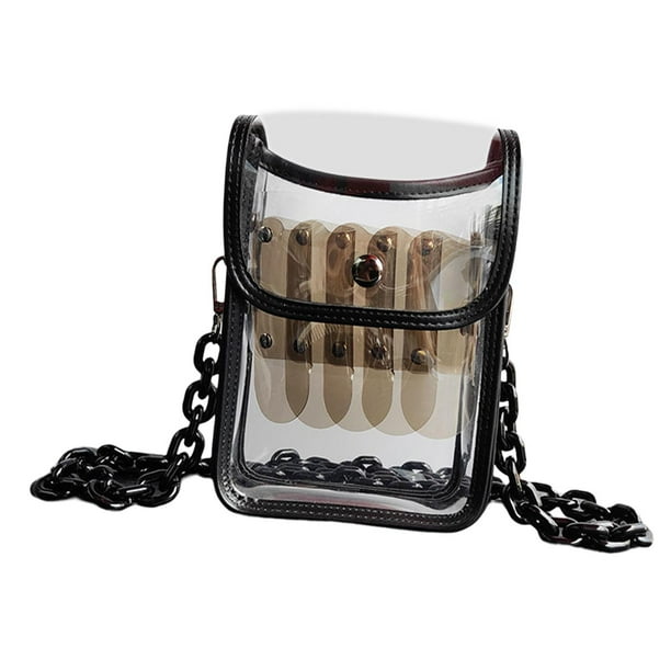 Fundas transparentes de para el cabello, 5 bolsillos, caja de cadena acrílica, bolsa de peluquería Gris Zulema Bolsas de almacenamiento de peluquería