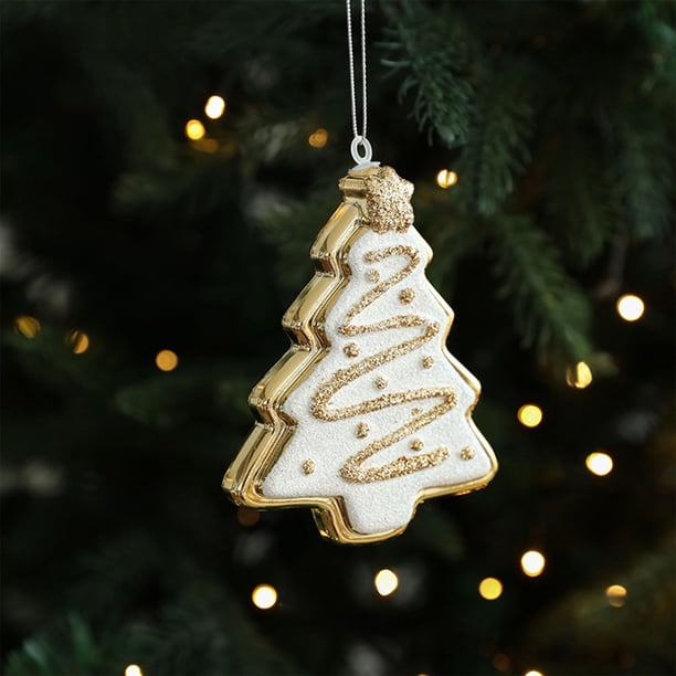 Christmas Tree Pendant Plastic Material Festival Ambiance Decoration Pendant Christmas Tree Window Decoration