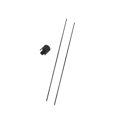 thumbnail image 3 of bedienty Golf Alignment Stick Putting Aiming Swing Trainer for Exercise Gym Beginners Black 122cm, 3 of 3