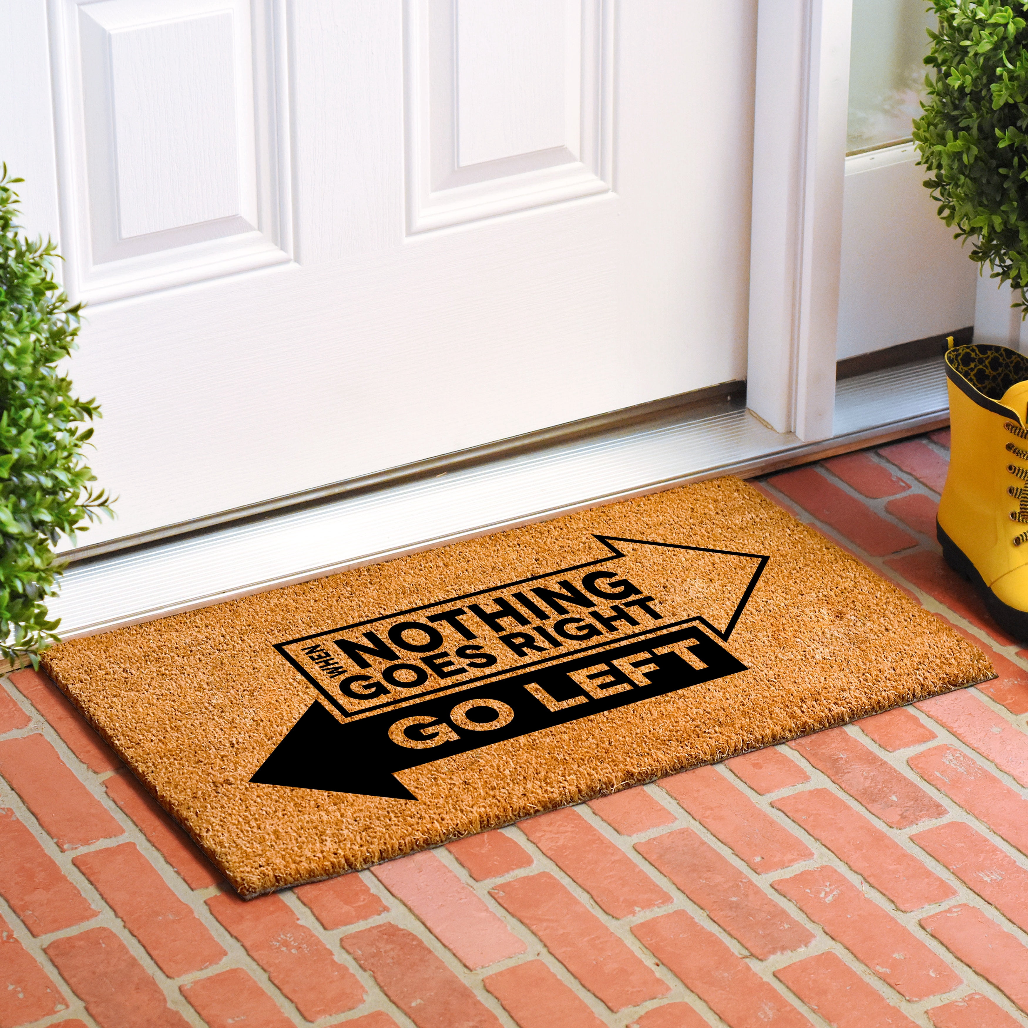 Calloway Mills 108182448 Go Left Doormat, 24 x 48 in.