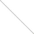 thumbnail image 5 of 14k White Gold Solid Lobster Claw Closure 1.9mm Round Wheat Chain Necklace 24 Inch Chain Necklace for Women and Men, 5 of 5