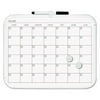 BI-SILQUE VISUAL COMMUNICATION PRODUCTS INC CLK022501 Magnetic Dry Erase Calendar Board, 11 x 14, White Plastic Frame