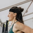 thumbnail image 2 of Head Tie Sports Headband Tie Headband for Running Working Out Tennis Karate Athletics Pirate Costumes (Black), 2 of 4
