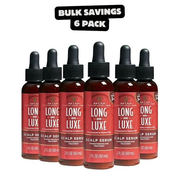 6 Pack - AS I AM Long and Luxe Scalp Serum (2oz)