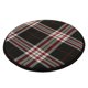 thumbnail image 1 of Cojín de espuma viscoelástica de algodón a rayas para silla de cocina y oficina, almohadillas para silla de comedor 40 cm redondos, 1 of 7