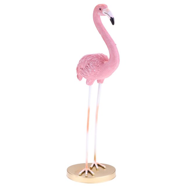 Resina Pink Fmingo Estatua Estatuil Objetos De Colección Adornos De Jardín Estatuas De Jardín Ornamento De Césped Decoración Escultura 2 perfecl Figura flamenco de resina