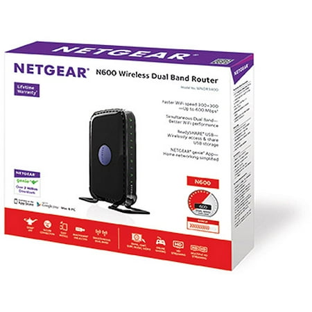 Netgear N600 Dual Band WiFi router (WNDR3400)