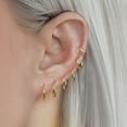 thumbnail image 3 of Multiple Sizes Essential Plain Thin Hoop Earrings, 3 of 7