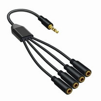 3/4/5/6 Way 3.5mm Audio Cable 1 Male to Multiple Female Connectors Extension Cord AUX Wire Line for Speaker Headphones
