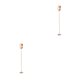 thumbnail image 2 of Ounissouiy Cuchara mezcladora retorcida, cucharas redondas de mango largo, agitador en espiral, vajilla de postre, accesorios de Bar, barman, oro Oro rosa 2piezas, 2 of 6