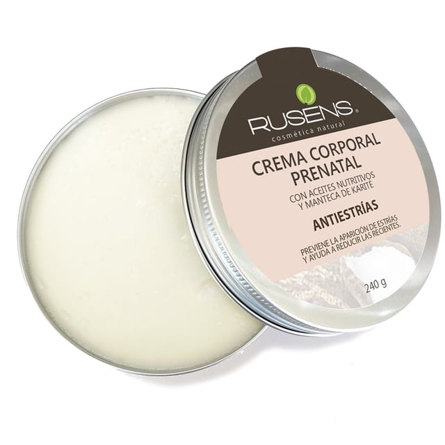 Crema Prenatal RUSENS Ideal para prevenir estrías durante el embarazo