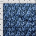 thumbnail image 3 of oneOone Cotton Jersey Blue Fabric Asian Batik Floral Sewing Fabric By The Yard Printed Diy Clothing Sewing Supplies 58 Inch Wide, 3 of 4