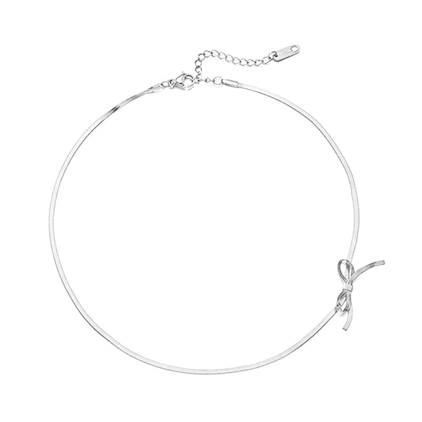Gargantilla con lazo, collar y pendientes para mujer, pendientes largos con borla y lazo, pendientes colgantes para boda, graduación, fiesta, joyería, regalos
