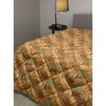 thumbnail image 2 of Harvest Down Alternative Comforter, Halloween Inspired Pattern Vivid Cartoon Style Plump Pumpkins Vegetable, Microfiber Quilt for All Season, 5 Sizes, Orange Green White, by Ambesonne, 2 of 3