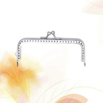 SEWCHICS Silver Purse Frame for Bag Making Rust-Resistant Metal Supplies