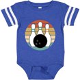thumbnail image 3 of Inktastic Bowling Pins Ball Bowler Retro Sunset Boys or Girls Baby Bodysuit, 3 of 5