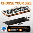 thumbnail image 4 of 2x12 Floor Vent Covers Floor Register with Mesh Cover Trap, Heat and Air, Walkable Metal Floor Register for HVAC Duct, Victorian, White, 4 of 7