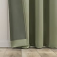 thumbnail image 5 of No. 918 Brandon 2-Piece Magnetic Closure Room Darkening  Grommet Top Curtain Panel, Sage Green, 54.0”W x 96"L, 5 of 9